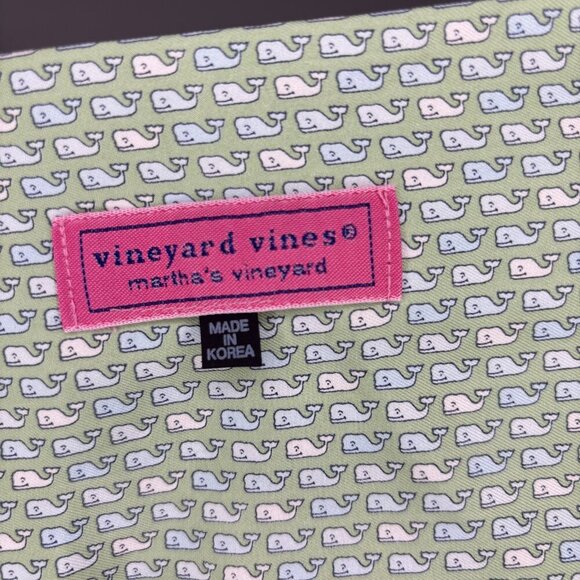 VINEYARD VINES Scarf Sash Womens OS Light Green Whale - Picture 3 of 7